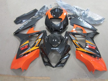 ABS Plástico GSXR 1000 K7 07-08 - Negro Naranja