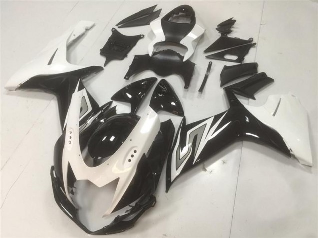 ABS Plástico GSXR 600 / 750 K11 11-21 - Negro Blanco