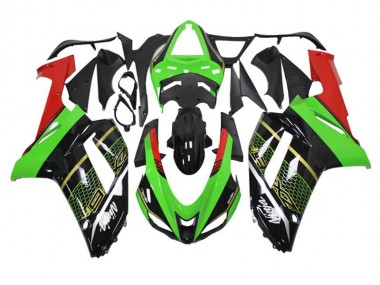 ABS Plástico ZX6R 07-08 - Verde Negro