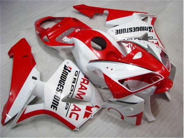 Carenado CBR 600 RR 05-06 - Rojo Blanco