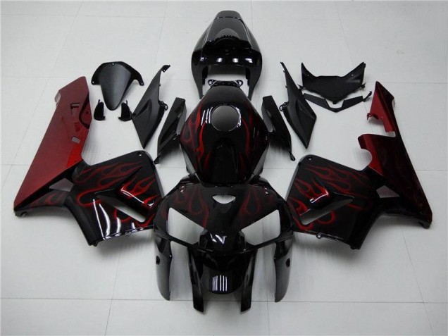 Carenado CBR 600 RR 05-06 - Rojo Llama Negro