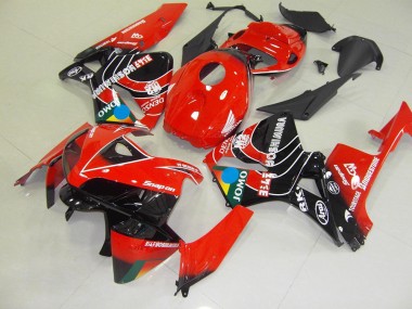 Carenado CBR 600 RR 05-06 - Rojo Negro Jomo