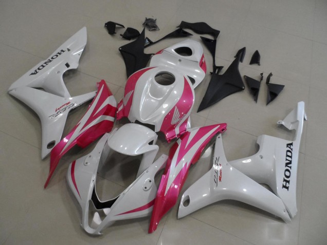 Carenado CBR 600 RR 07-08 - Blanco Perla con Rosa