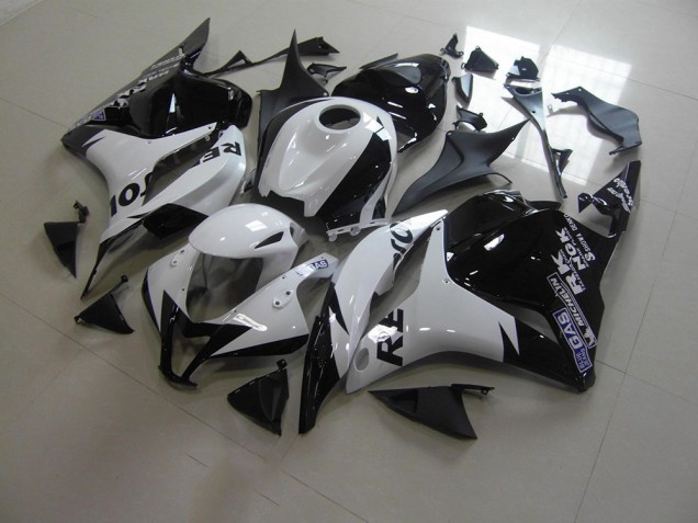 Carenado CBR 600 RR 09-12 - Blanco Negro Repsol