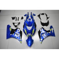 Carenado GSXR 1000 17-23 - Azul Blanco Calcomanía