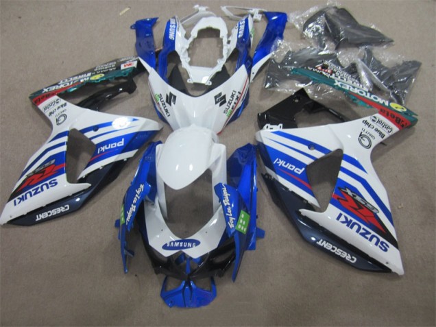 Carenado GSXR 1000 K9 09-16 - Blanco Azul Samsung