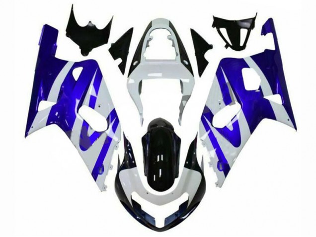 Carenado GSXR 600 / 750 K1 K2 K3 01-03 - Azul Blanco