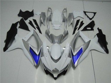 Carenado GSXR 600 / 750 K8 08-10 - Blanco Plata Azul