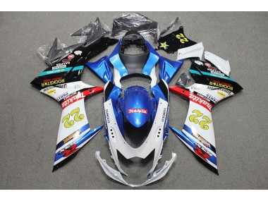 Carenado GSXR 600 K11 11-21 - Azul Blanco Rojo Rockstar 22