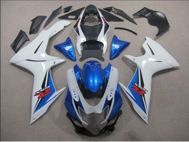 Carenado GSXR 600 K11 11-21 - Blanco Azul