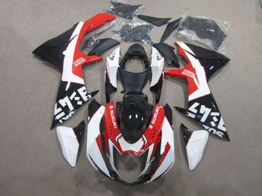 Carenado GSXR 600 K11 11-21 - Negro Rojo Blanco