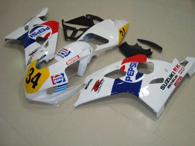 Carenado GSXR 750 K4 04-05 - Blanco Azul Pepsi 34