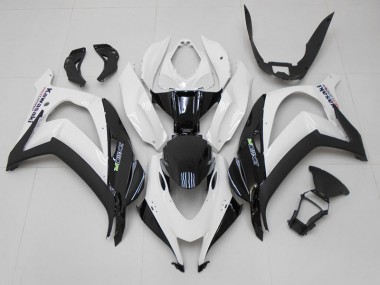 Carenado ZX10R 16-19 - Blanco Negro