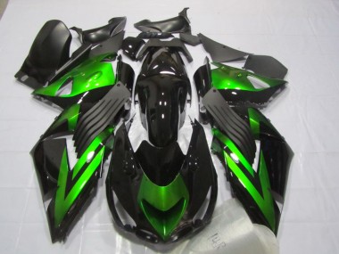 Carenado ZX14R ZZR 1400 06-11 - Negro Verde