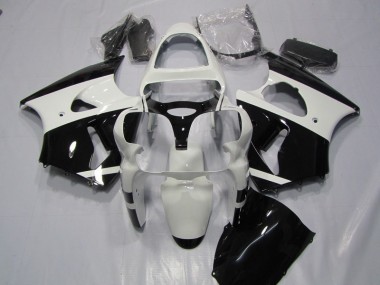 Carenado ZX6R 00-02 - Blanco Negro