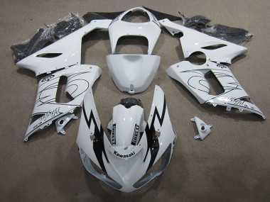 Carenado ZX6R 05-06 - Blanco Ninja 636