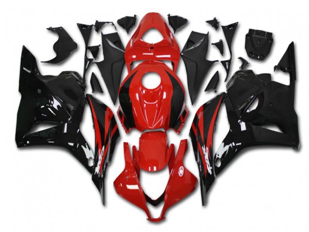 Kit Carenado ABS Completo CBR 600 RR 09-12 - Rojo Negro