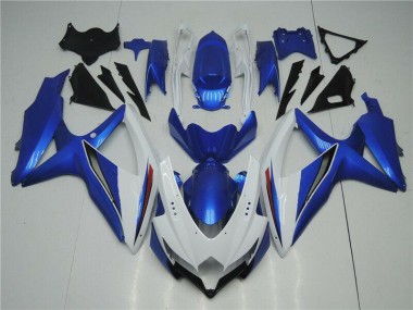 Kit Carenado GSXR 600 / 750 K8 08-10 - Blanco Azul