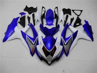 Kit Completo Carenado GSXR 600 / 750 K8 08-10 - Blanco Azul