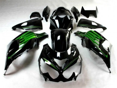 Kit Completo Carenado ZX14R ZZR 1400 12-21 - Negro Verde