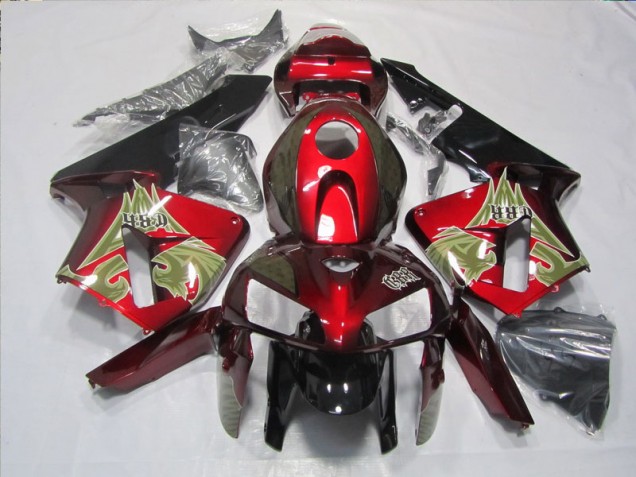 Kits Carenado CBR 600 RR 05-06 - Negro Rojo