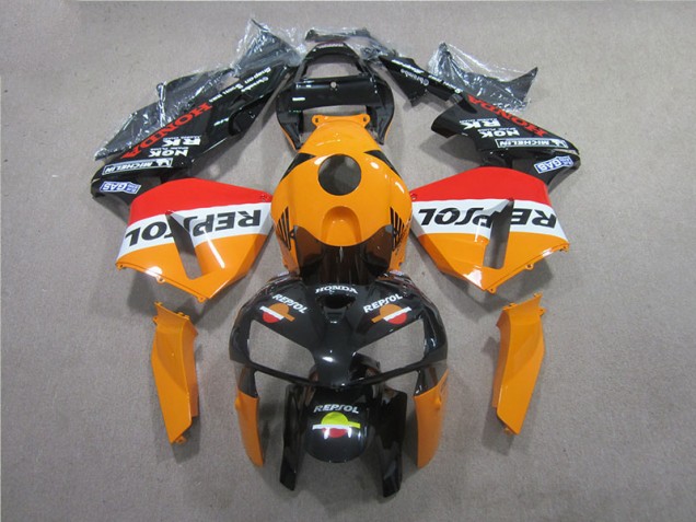 Kits Completo Carenado ABS CBR 600 RR 05-06 - Naranja Negro Repsol