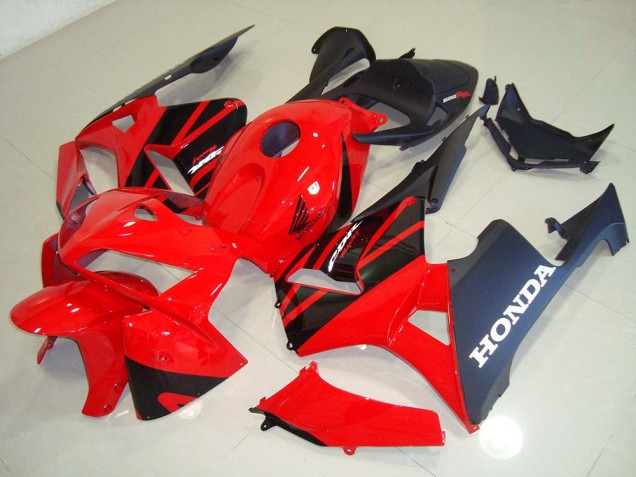 Kits Completo Carenado ABS CBR 600 RR 05-06 - Rojo Negro