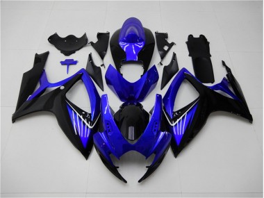 Kits Completo Carenado GSXR 600 / 750 K6 06-07 - Azul Negro